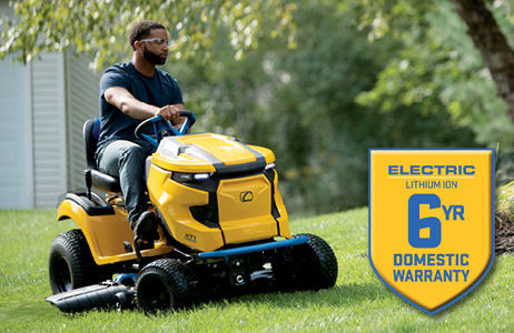 Cub Cadet Riding Lawn Mower with 6 Year Warranty