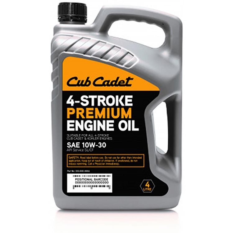 Cub Cadet 4 litre 4-stroke oil 10W30